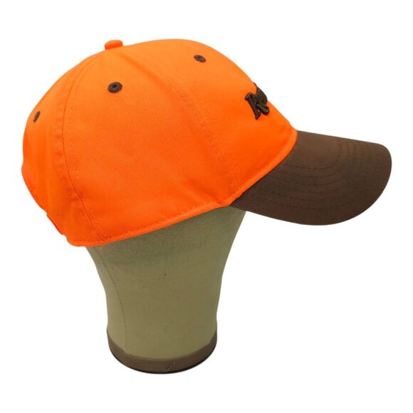 Remington Blaze Orange Strapback Cap Embroidered Trucker Baseball Hunting Hat - Picture 16 of 16
